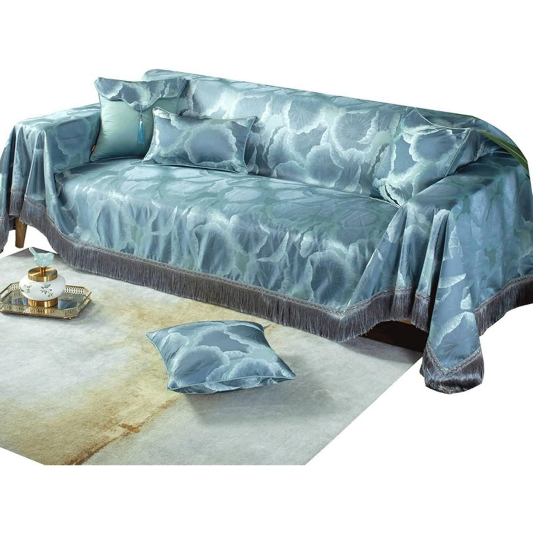 Divano confortevole regolabile blu