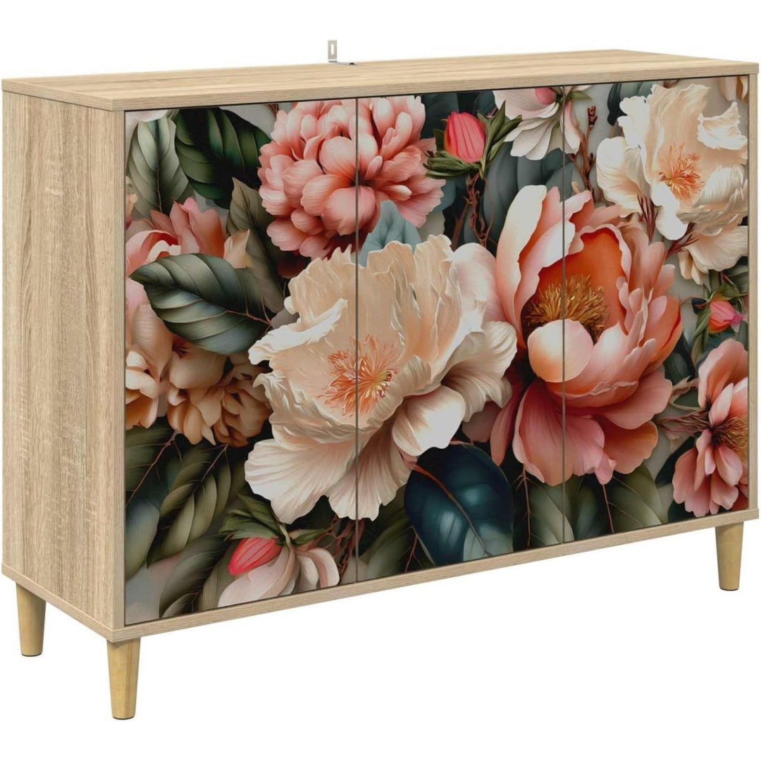 Madia contenitore Credenza BORNE Sonoma Legno ingegnerizzato, naturale