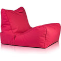 Poltrona confortevole con ante rivestimento in tessuto rosa