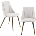 Arredo per soggiorno struttura in metallo rivestimento in tessuto beige