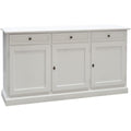 Credenza da soggiorno 42 x 155 x 85 cm bianco
