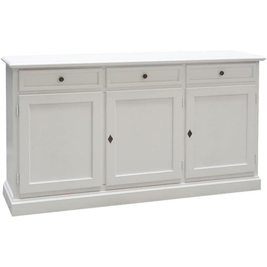 Credenza da soggiorno 42 x 155 x 85 cm bianco