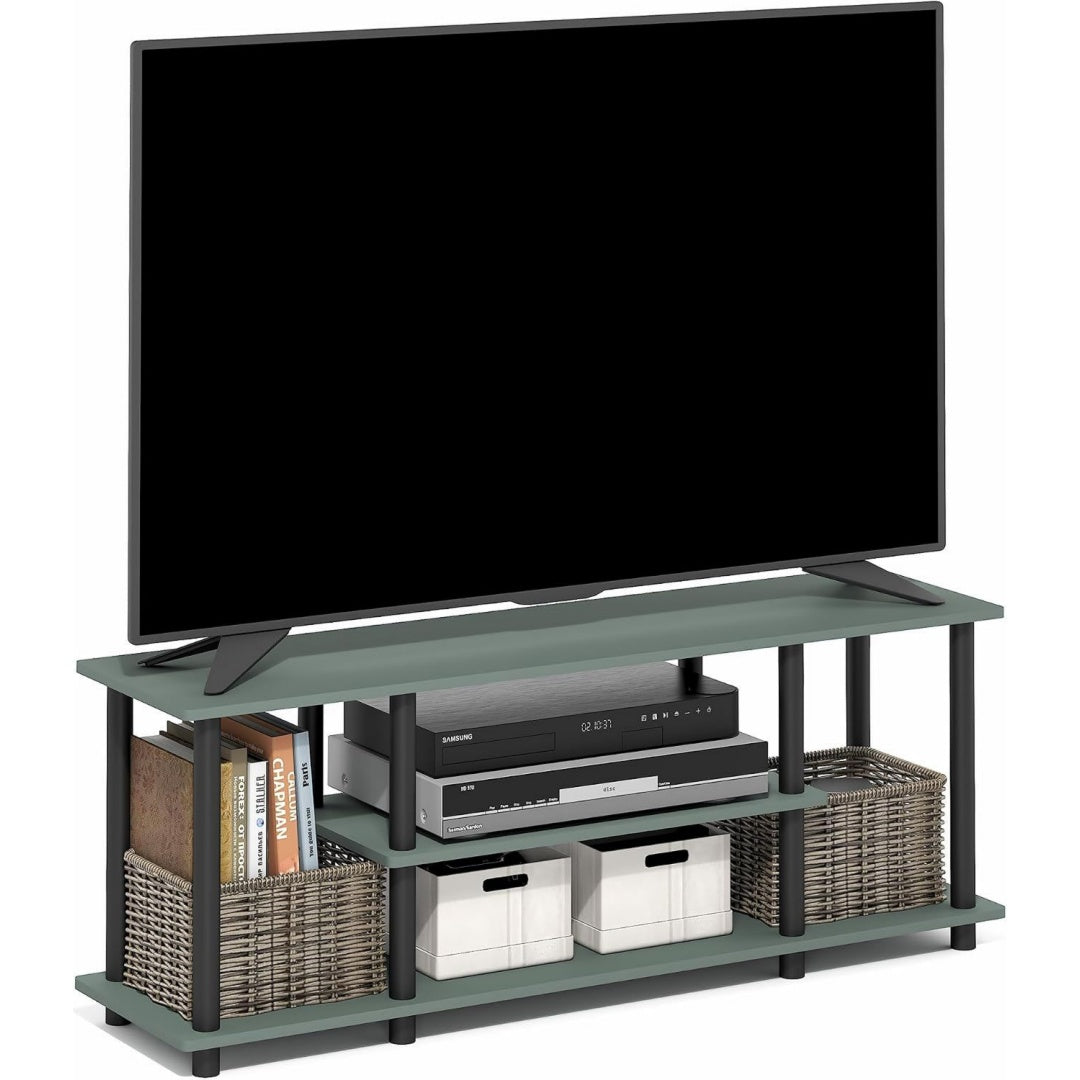 Arredo per soggiorno Furinno TURN-N-TUBE Supporto Centro intrattenimento verde