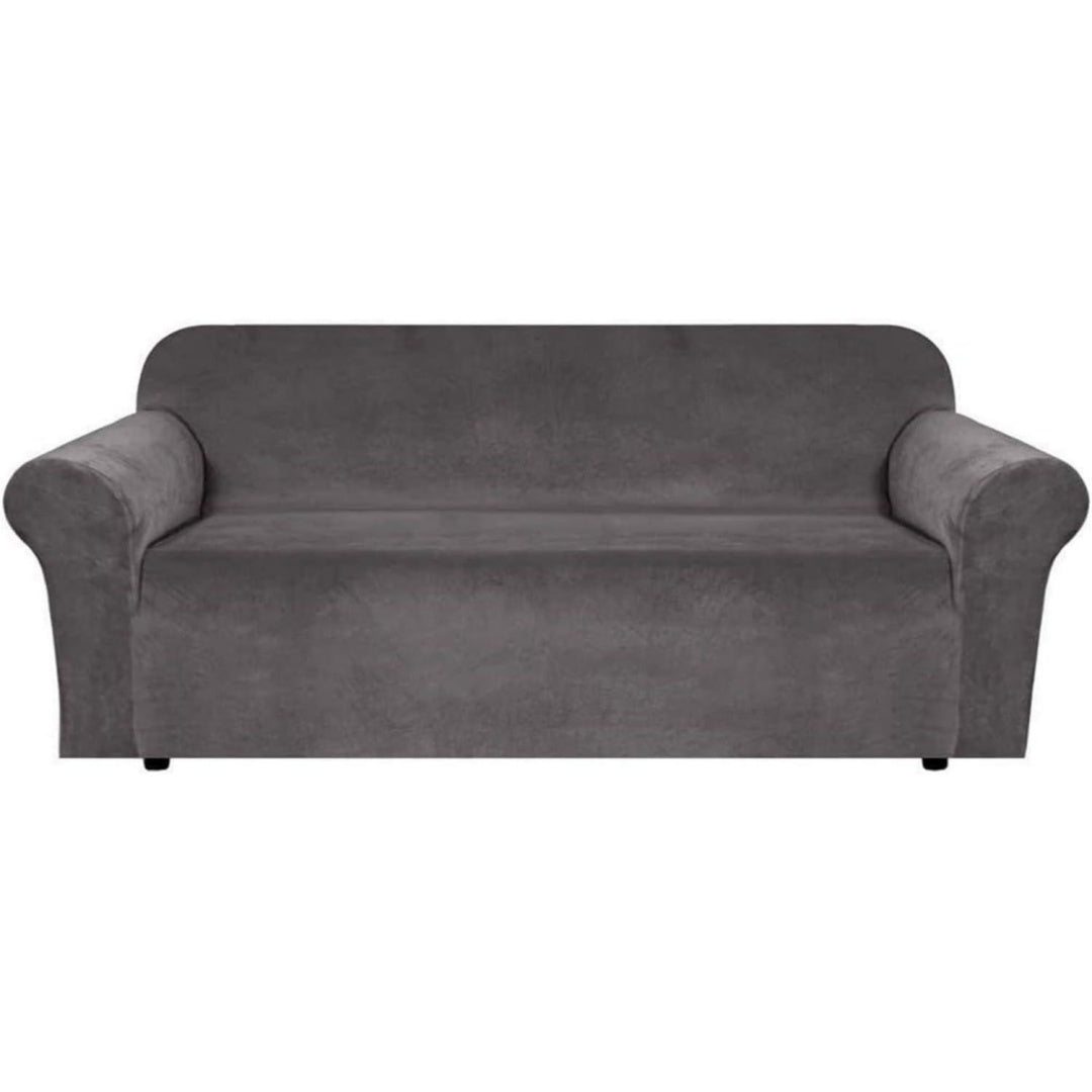 Divano confortevole Copridivano elasticizzato morbida schiuma spessa grigio