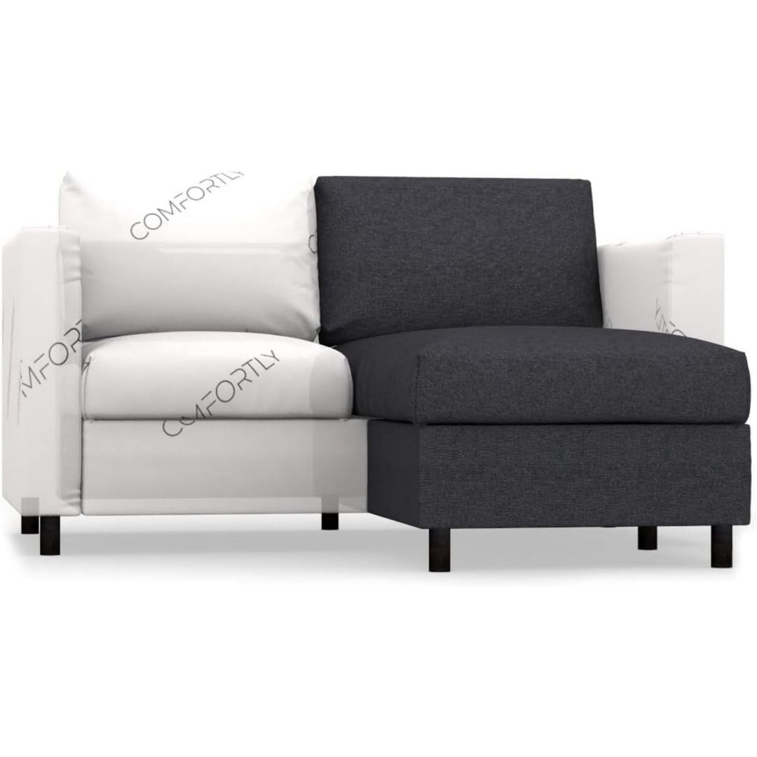 Divano confortevole COMFORTLY Chaise Lounge Slipcover Replacement blu